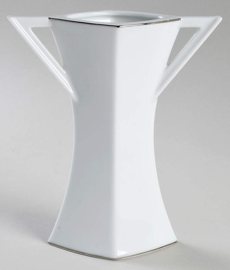 Lune Blanc 6" Vase by Sasaki-1