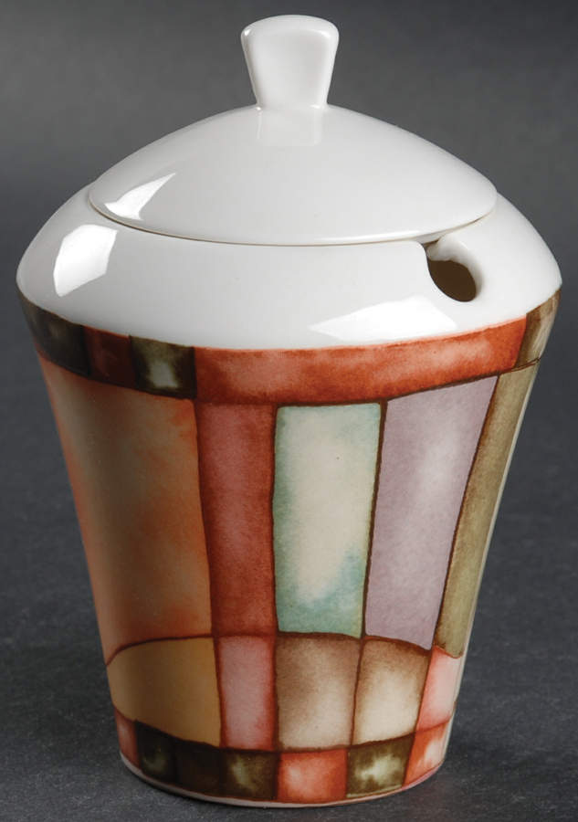 Magnolia Sugar Bowl & Lid by Sasaki-1