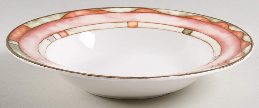 Magnolia Rim Soup Bowl by Sasaki-1