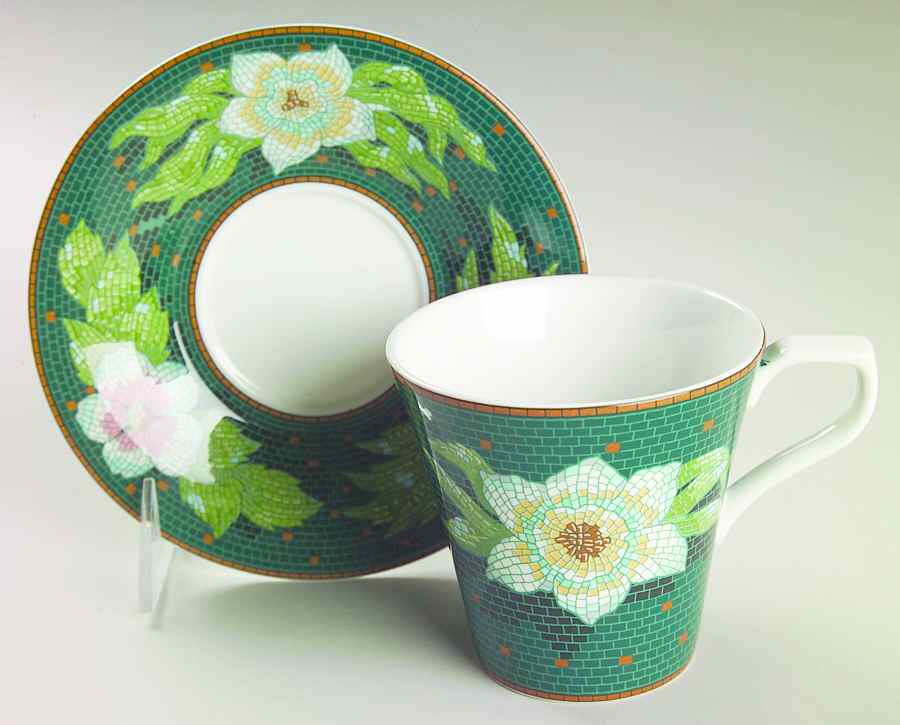 Messina Flat Cup & Saucer Set by Sasaki-1