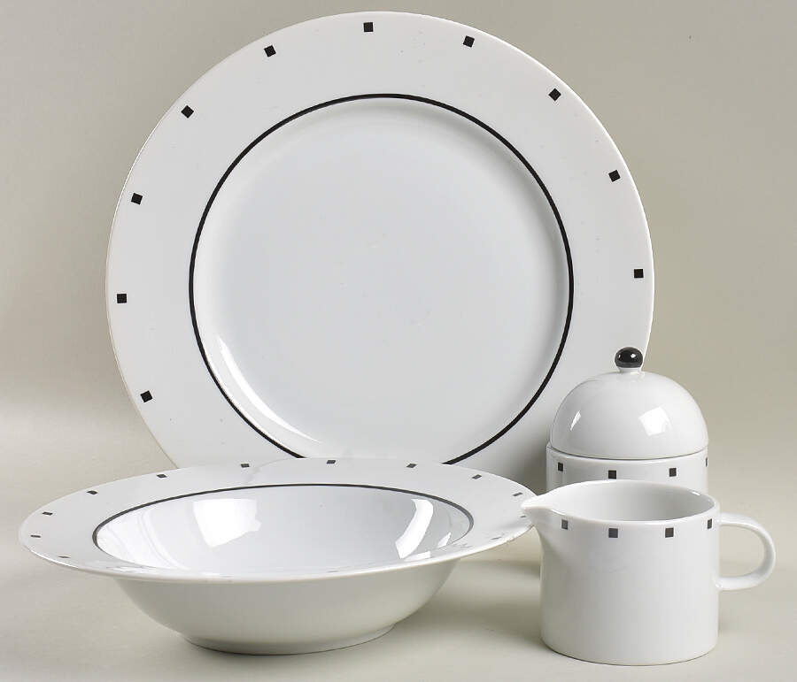 Metropolis Black 5 Piece Hostess Set by Sasaki-1