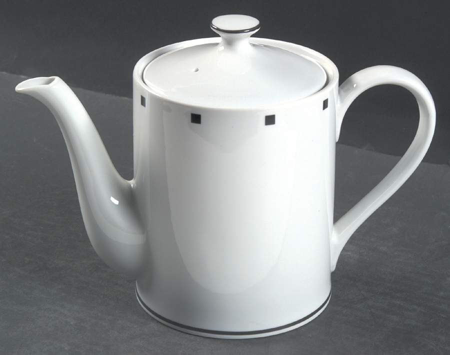 Metropolis Black Tea/Coffee Pot & Lid by Sasaki-1