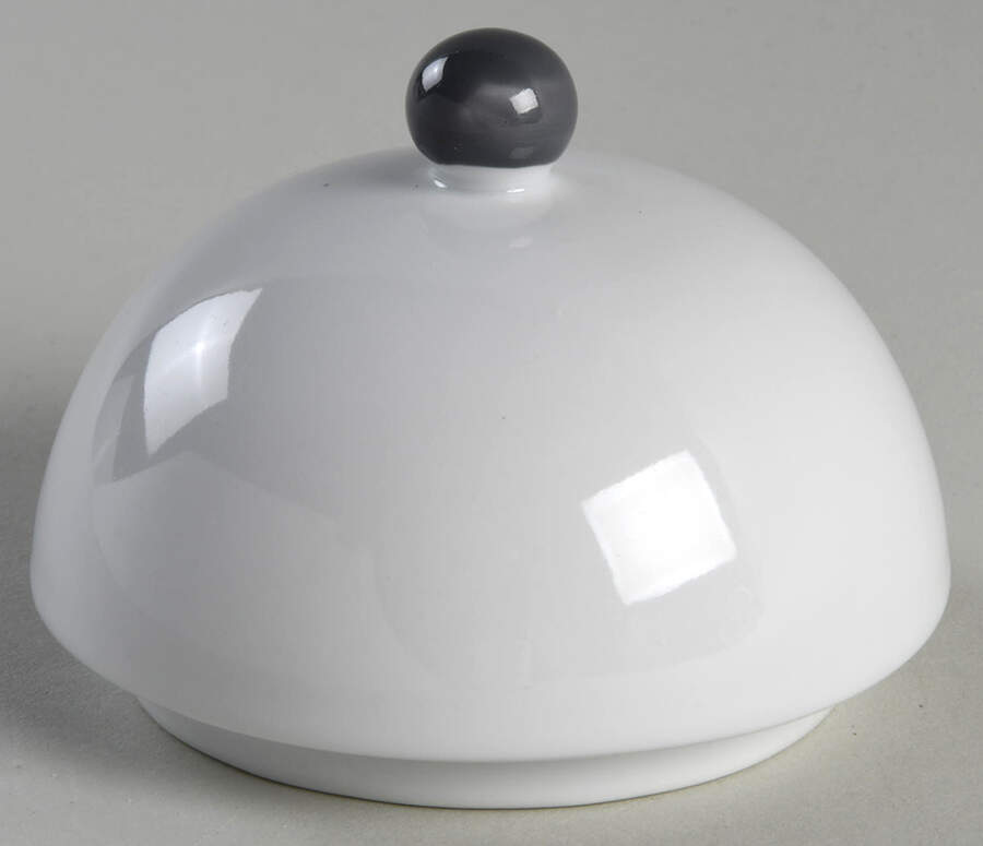 Metropolis Grey Lid for Sugar Bowl by Sasaki-1