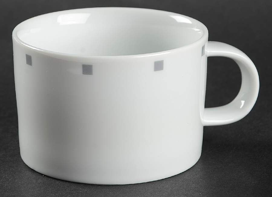Metropolis Grey Flat Cup by Sasaki-1