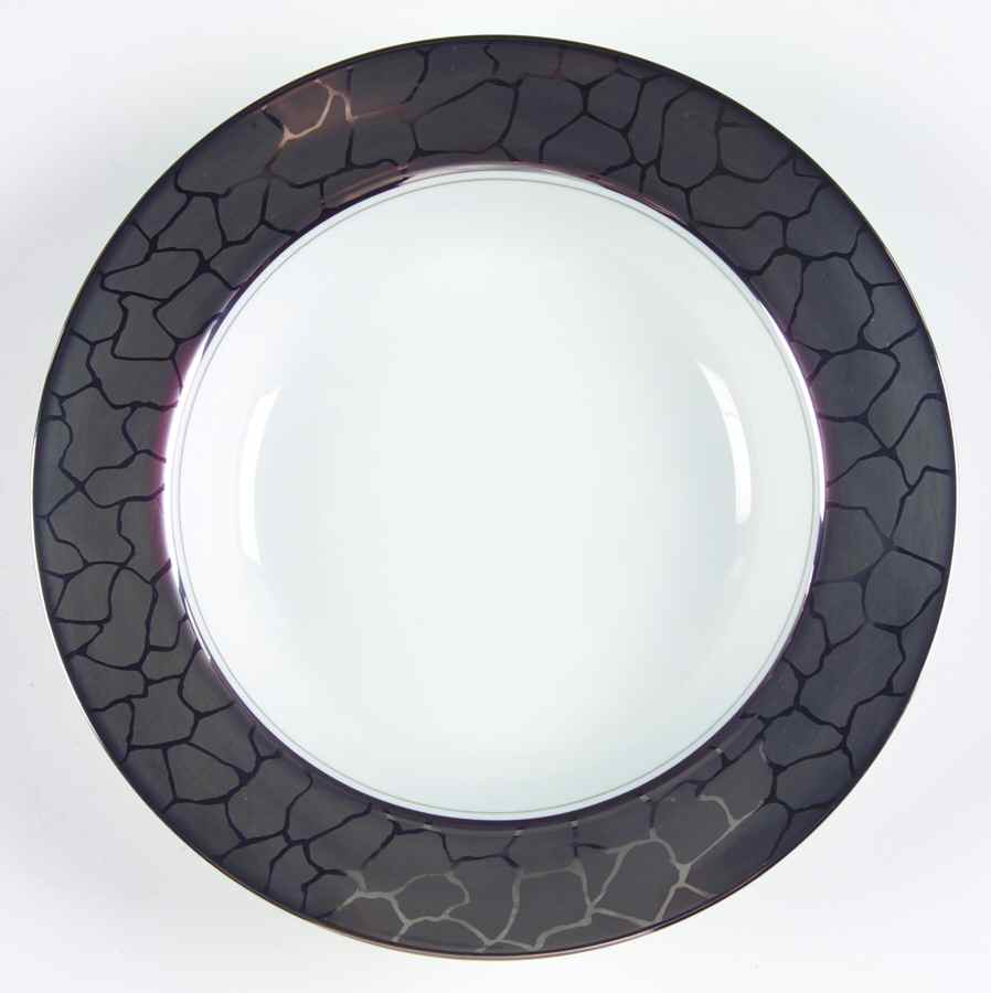 Moonscape Large Rim Soup Bowl by Sasaki-1