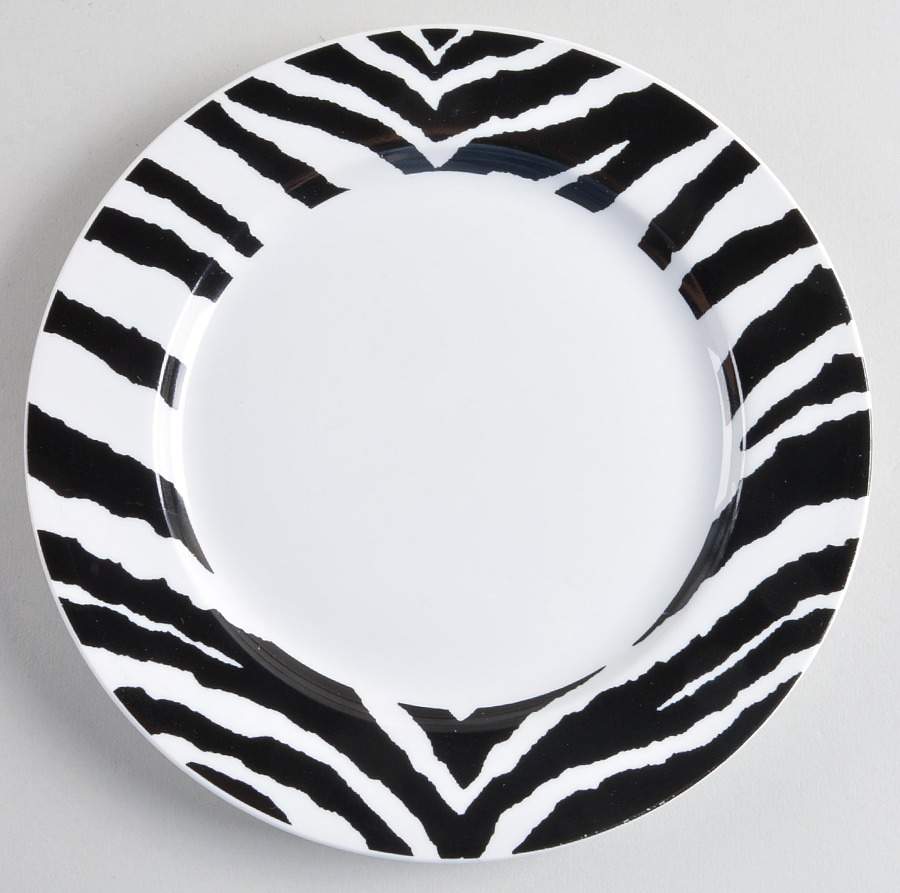 Morocco White Salad Plate by Sasaki-1