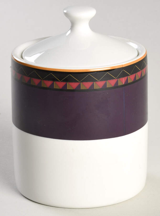 Oasis Sugar Bowl & Lid by Sasaki-1