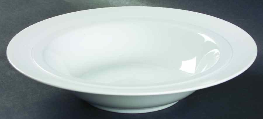 Orbit White Frost 10" Round Vegetable Bowl by Sasaki-1