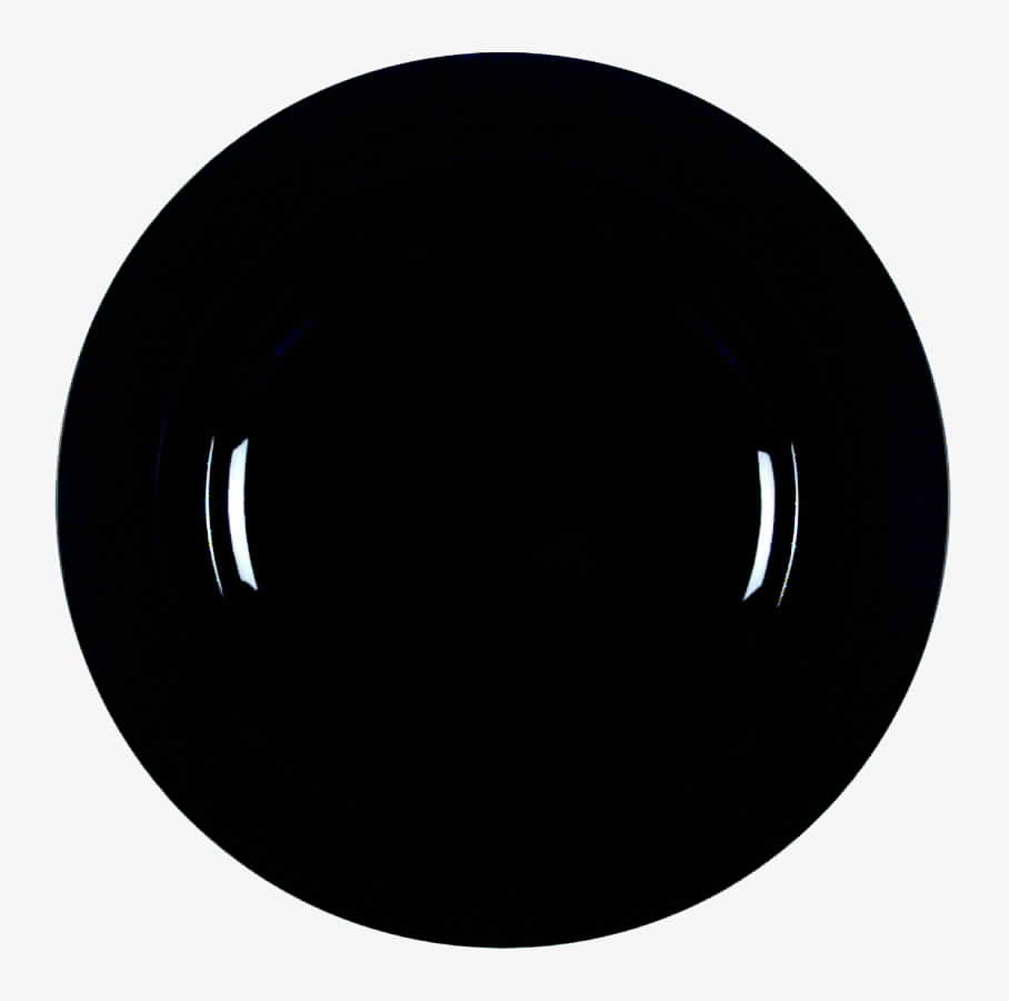 Orbit Black Salad Plate by Sasaki-1