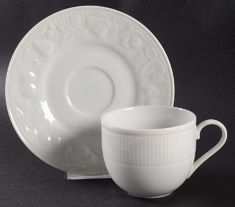 Orchard Flat Cup & Saucer Set by Sasaki-1