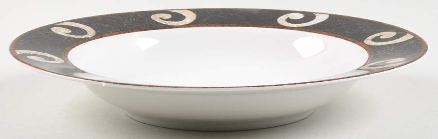 Pompeii Rim Soup Bowl by Sasaki-1