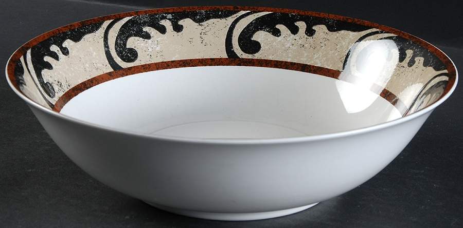 Pompeii 9" Round Vegetable Bowl by Sasaki-1