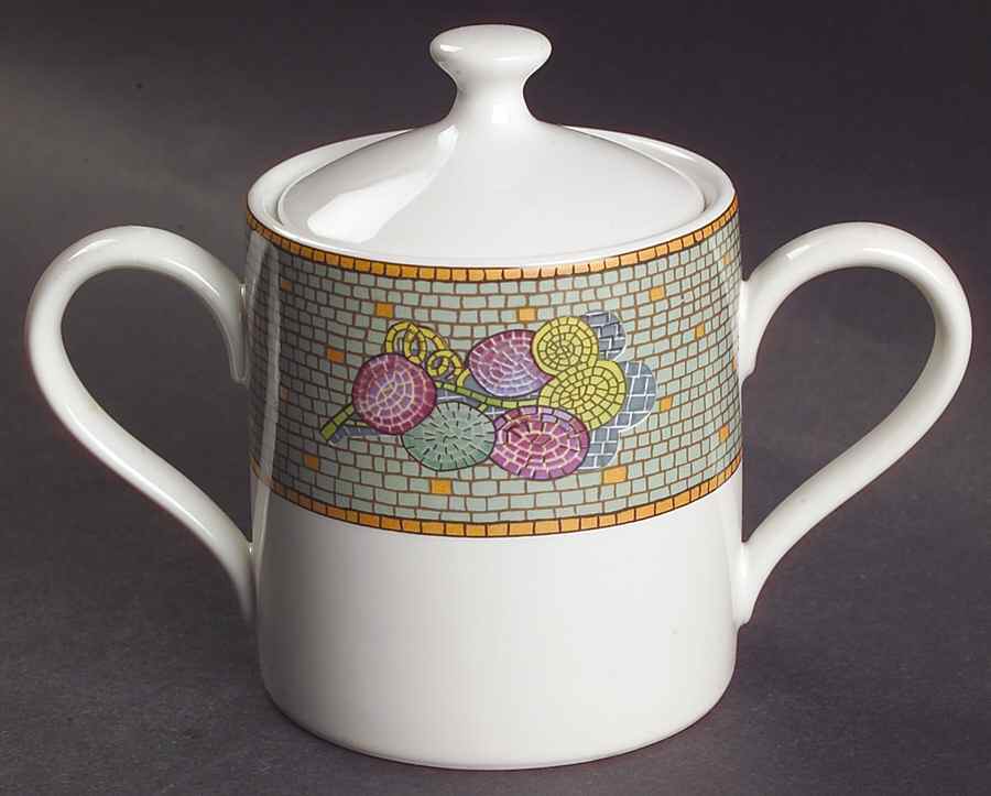 Ravenna Sugar Bowl & Lid by Sasaki-1