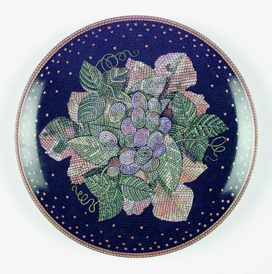 Ravenna Charcoal Accent Salad Plate by Sasaki-1
