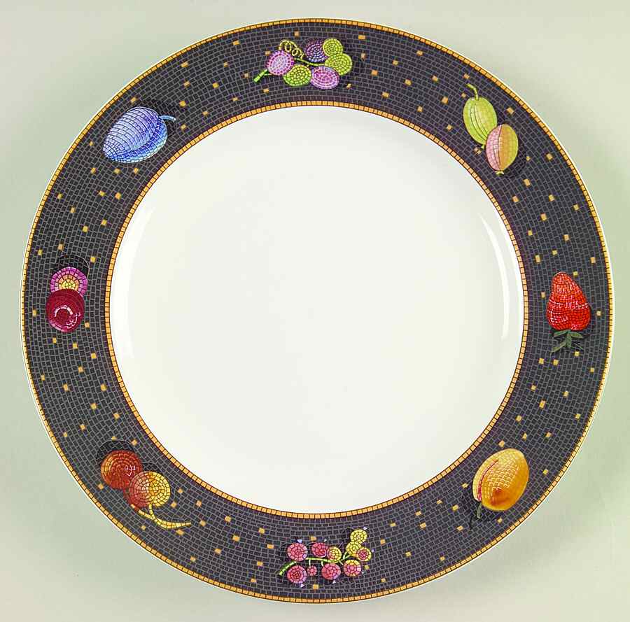 Ravenna Charcoal Salad Plate by Sasaki-1
