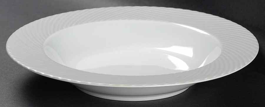 Regency Gray Rim Soup Bowl by Sasaki-1