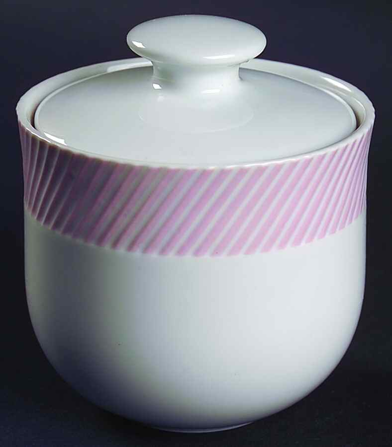 Regency Pink Sugar Bowl & Lid by Sasaki-1
