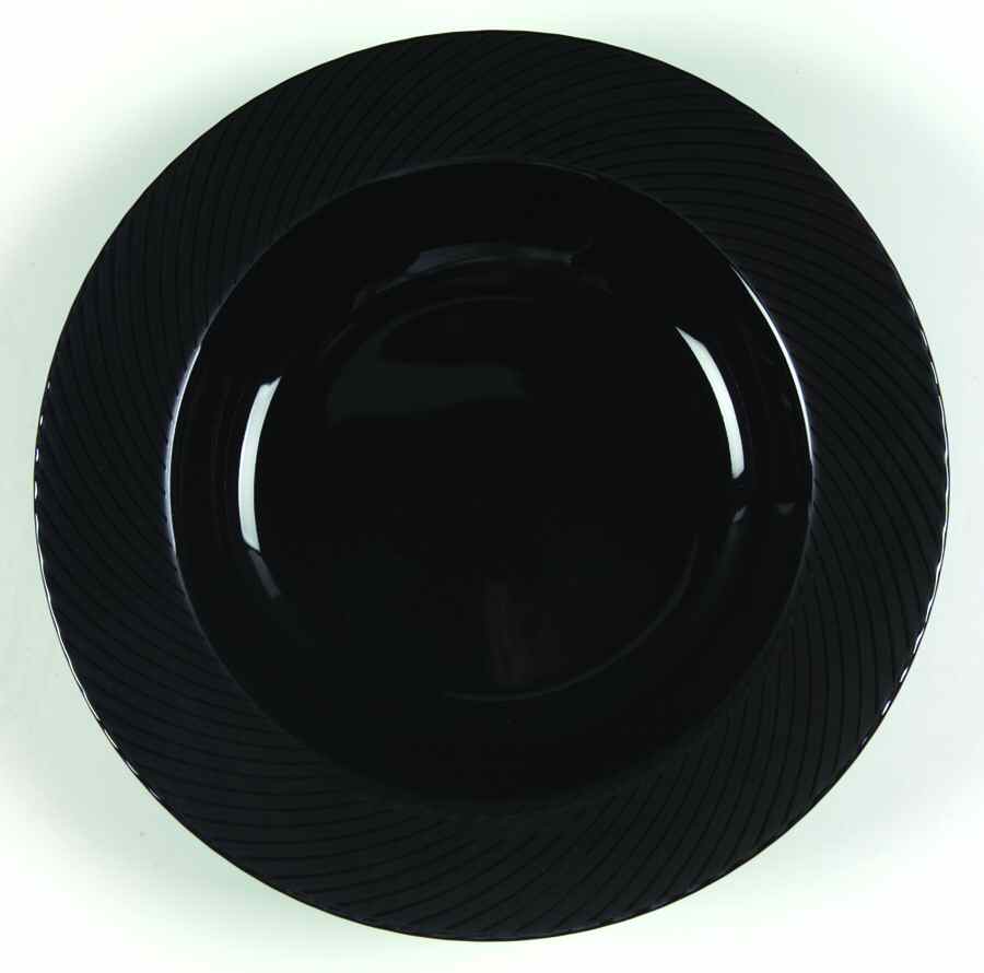 Regency Magie Noire Large Rim Soup Bowl by Sasaki-1