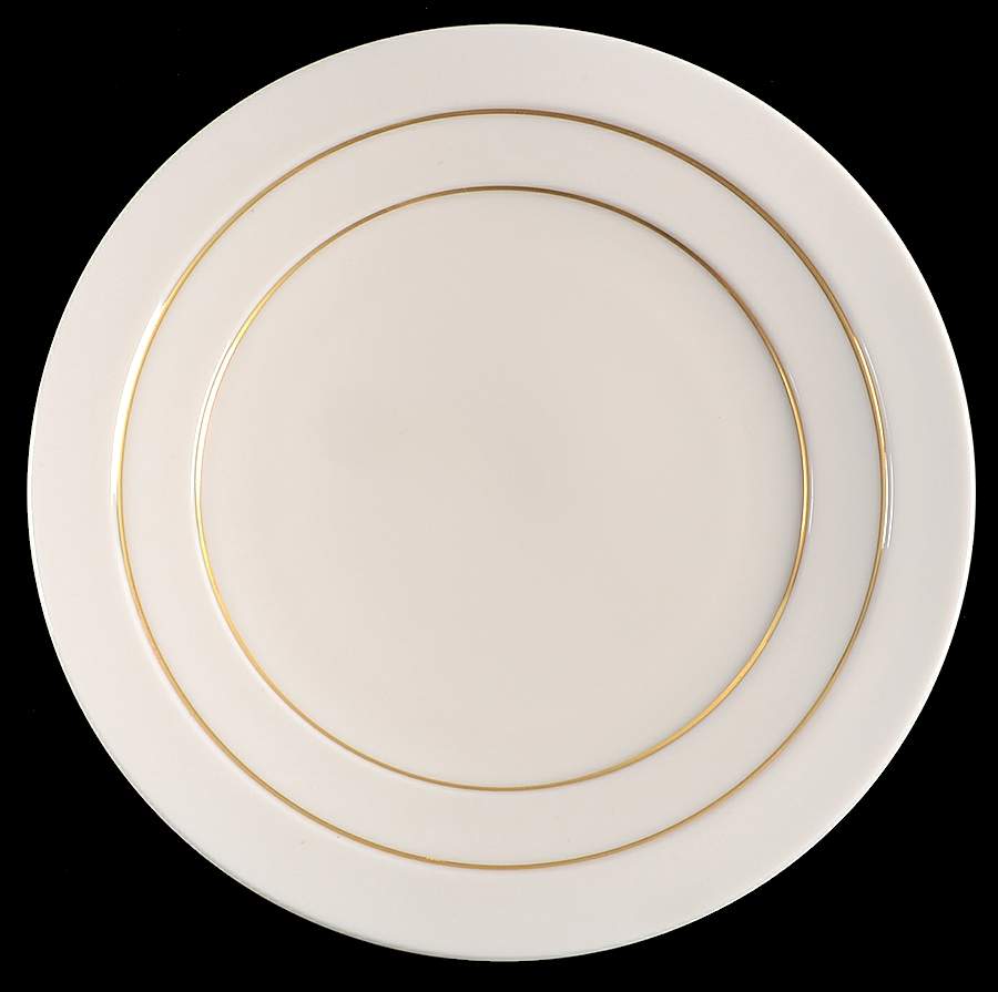 Saturn Gold Salad Plate by Sasaki-1