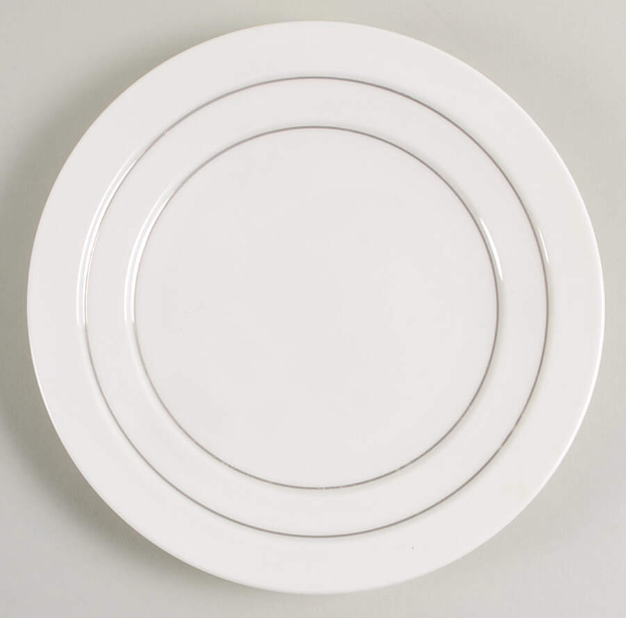 Saturn Platinum Salad Plate by Sasaki-1