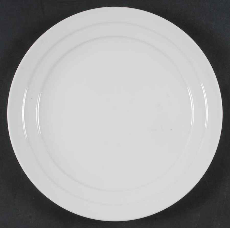 Saturn White 12" Chop Plate (Round Platter) by Sasaki-1