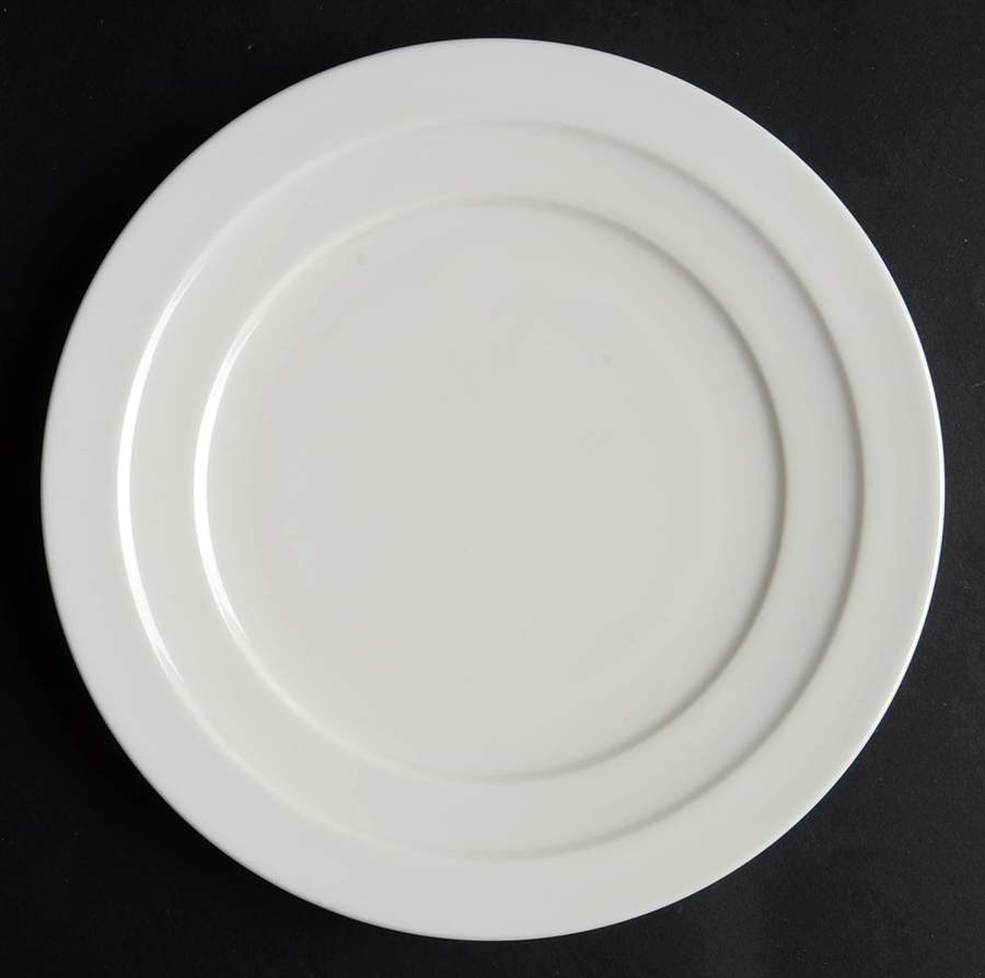Saturn White Salad Plate by Sasaki-1