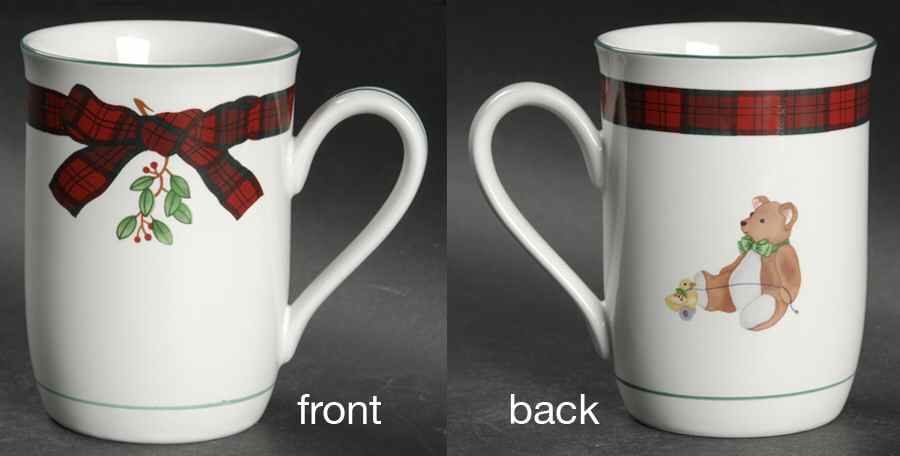 Tartan Plaid Red Toy Accent Mug by Sasaki-1
