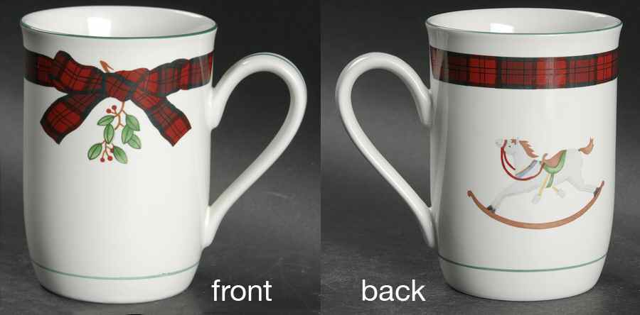 Tartan Plaid Red Toy Accent Mug by Sasaki-1