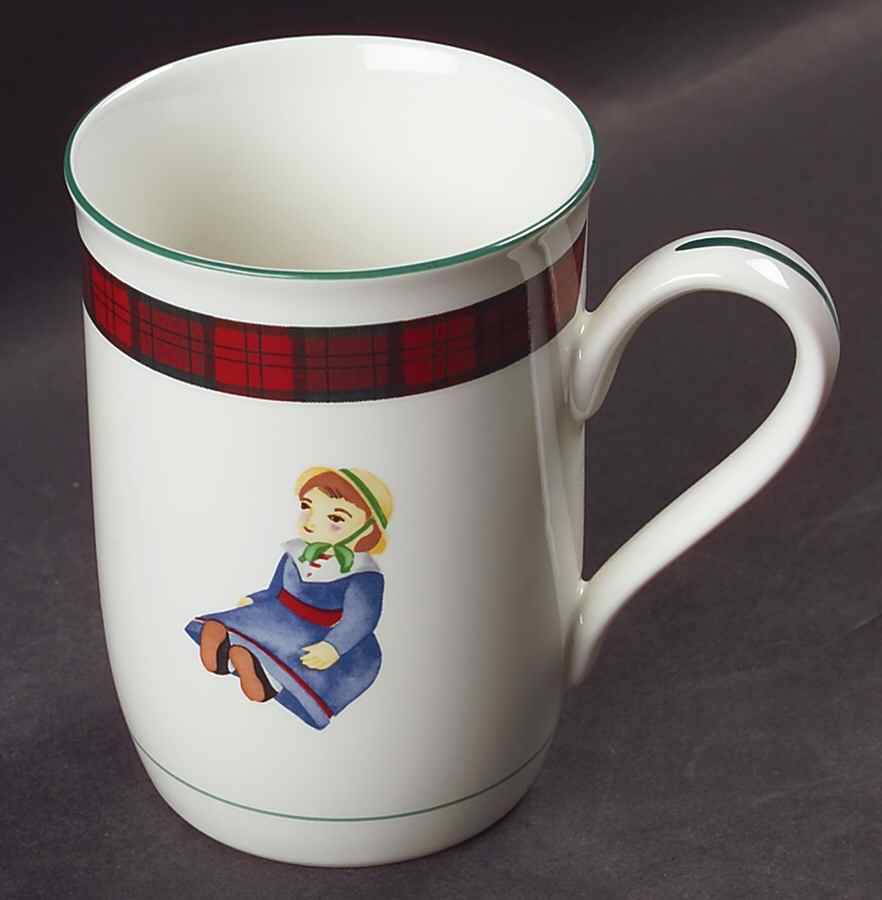 Tartan Plaid Red Toy Accent Mug by Sasaki-1