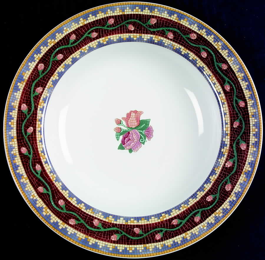 Tesserae Rim Soup Bowl by Sasaki-1
