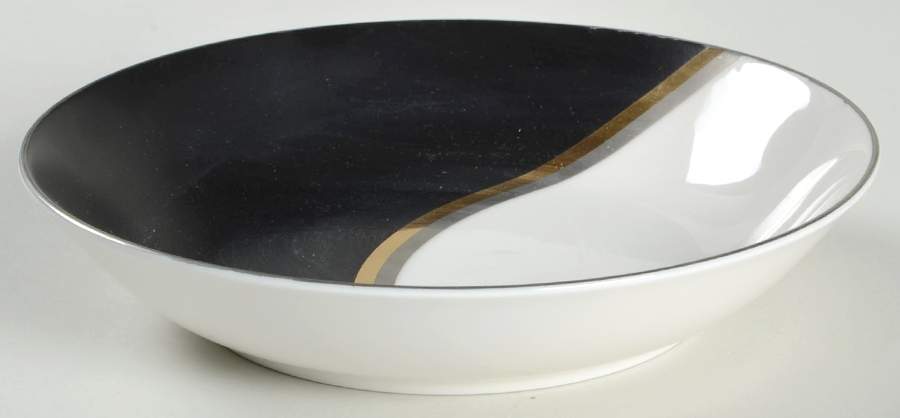 Tucano Black Coupe Soup Bowl by Sasaki-1