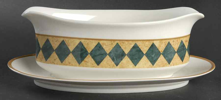 Tuscany Gravy Boat with Attached Underplate by Sasaki-1