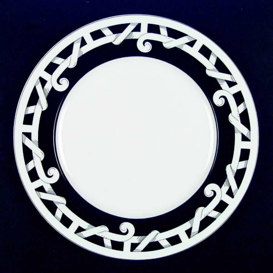 Vendome 12" Chop Plate (Round Platter) by Sasaki-1