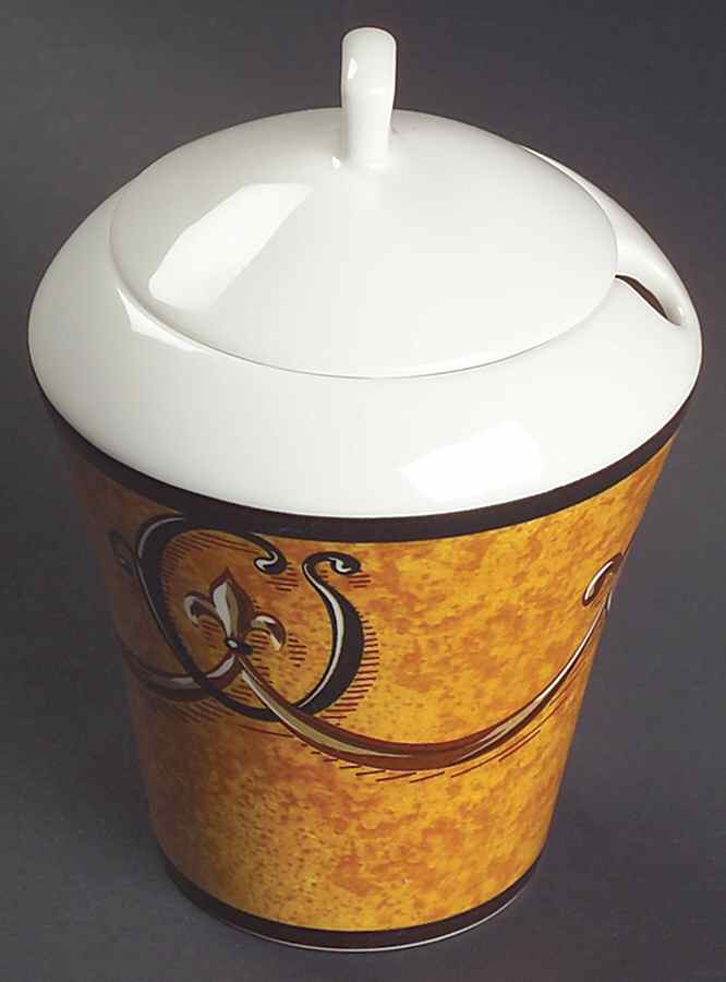 Villa De Fortuna Sugar Bowl & Lid by Sasaki-1