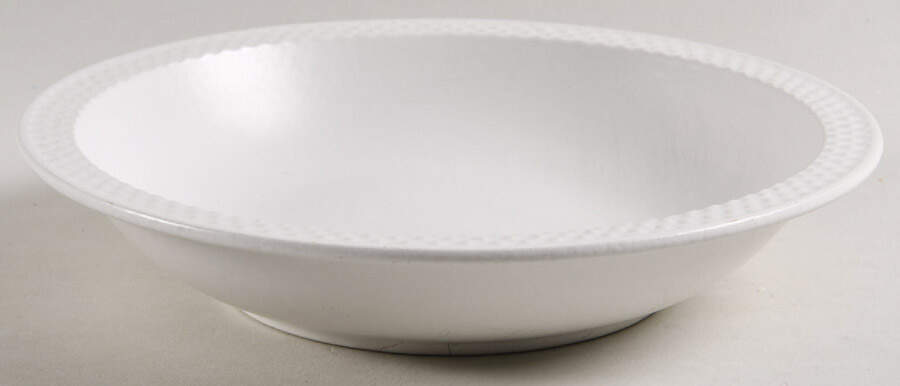Waffle Parchment Rim Soup Bowl by Sasaki-1