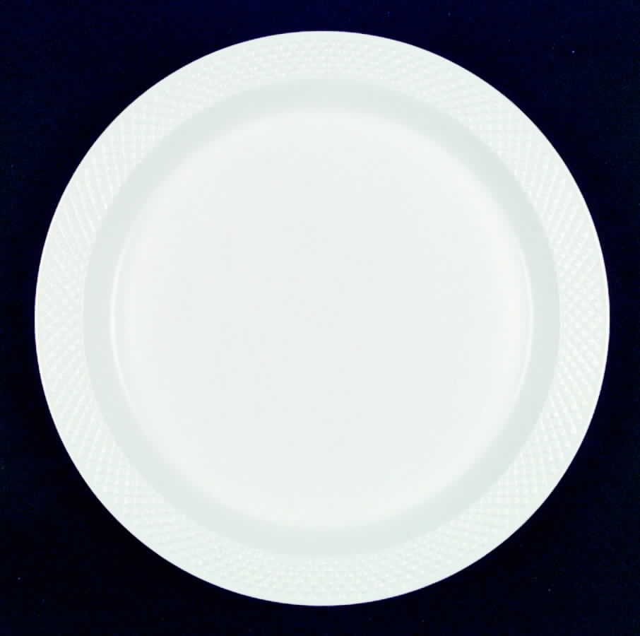 Waffle Parchment Dinner Plate by Sasaki-1