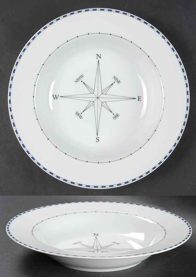 World View Large Rim Soup Bowl by Sasaki-1