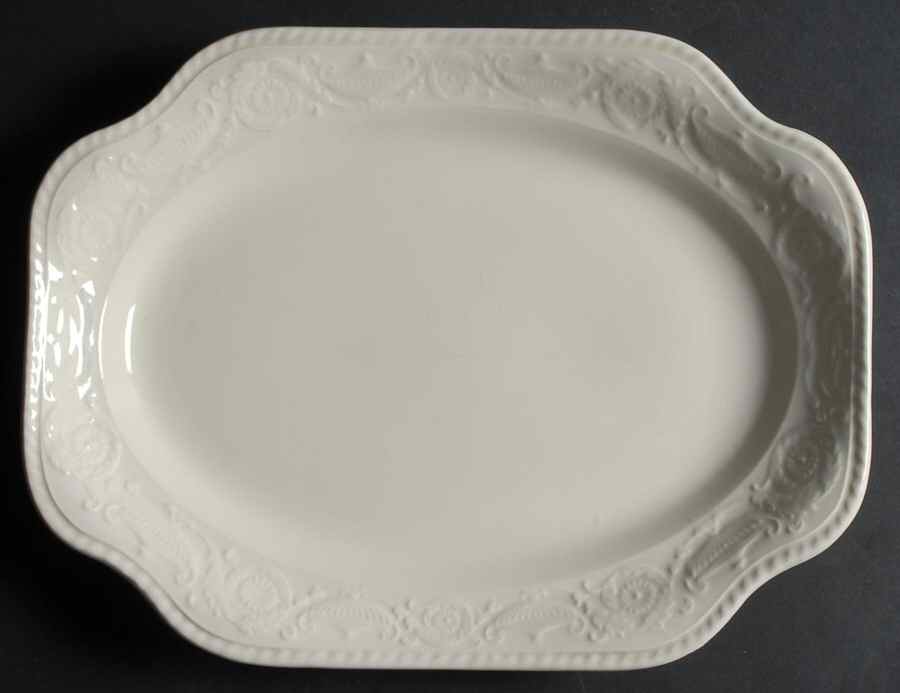 Adam Antique 12" Oval Serving Platter by Steubenville-1