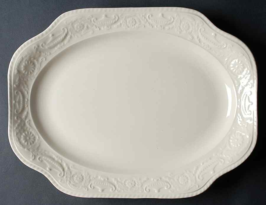 Adam Antique 15" Oval Serving Platter by Steubenville-1