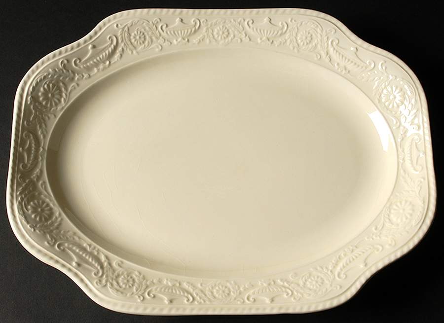 Adam Antique 14" Oval Serving Platter by Steubenville-1