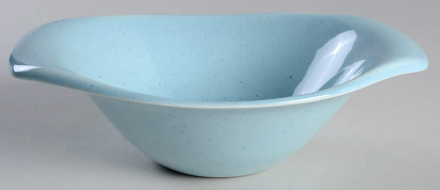 American Modern Glacier Blue Open Sauce Boat by Steubenville-1