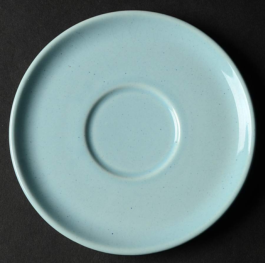 American Modern Glacier Blue Saucer by Steubenville-1