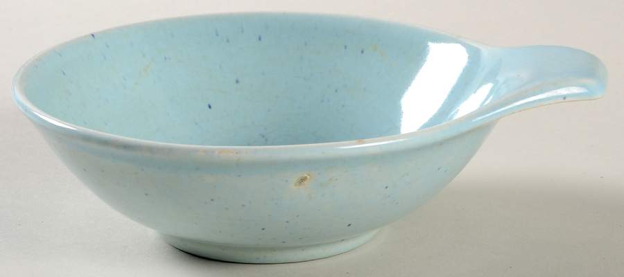 American Modern Glacier Blue Lugged Soup Bowl by Steubenville-1