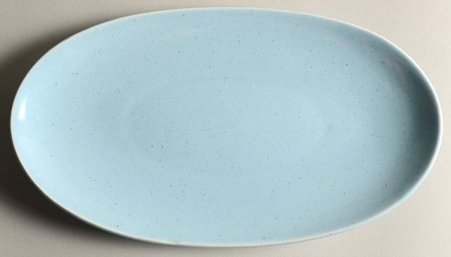 American Modern Glacier Blue Relish/Gravy Underplate by Steubenville-1