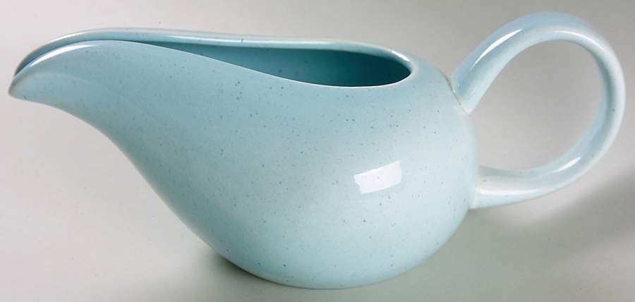 American Modern Glacier Blue Creamer by Steubenville-1