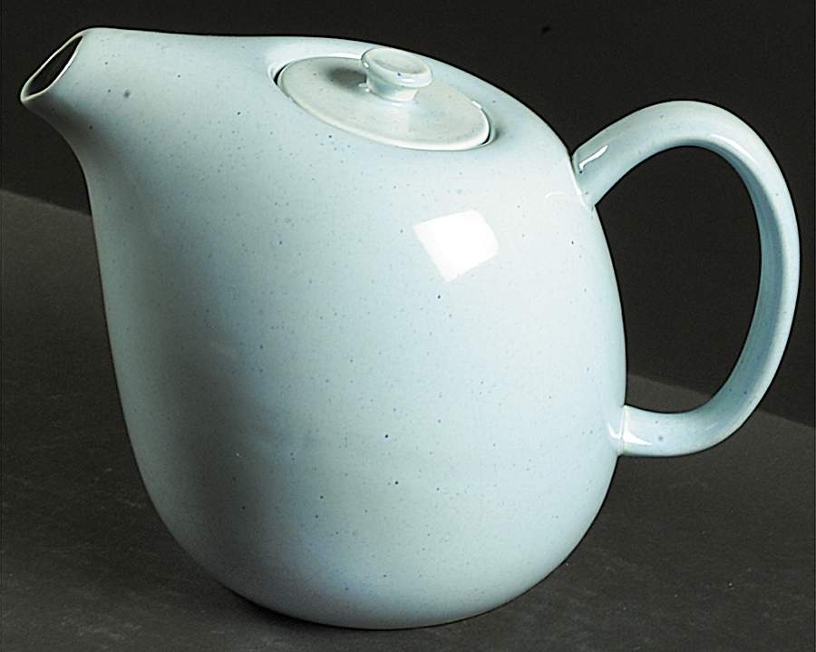 American Modern Glacier Blue Coffee Pot & Lid by Steubenville-1