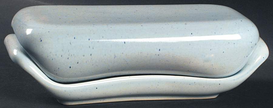 American Modern Glacier Blue 1/4 Lb Covered Butter by Steubenville-1