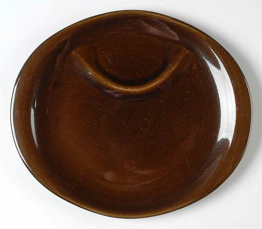 American Modern Black Chutney Snack Plate by Steubenville-1