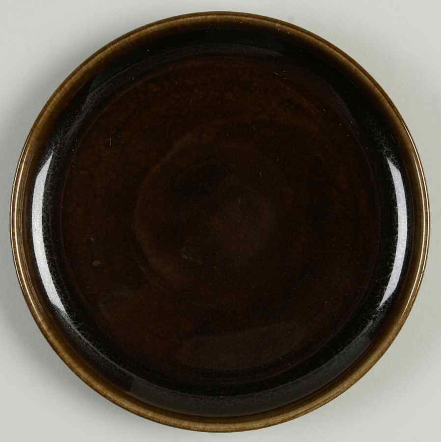 American Modern Black Chutney Bread & Butter Plate by Steubenville-1