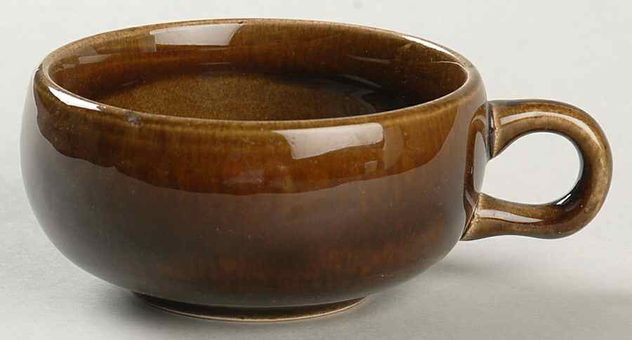 American Modern Black Chutney Flat Cup by Steubenville-1